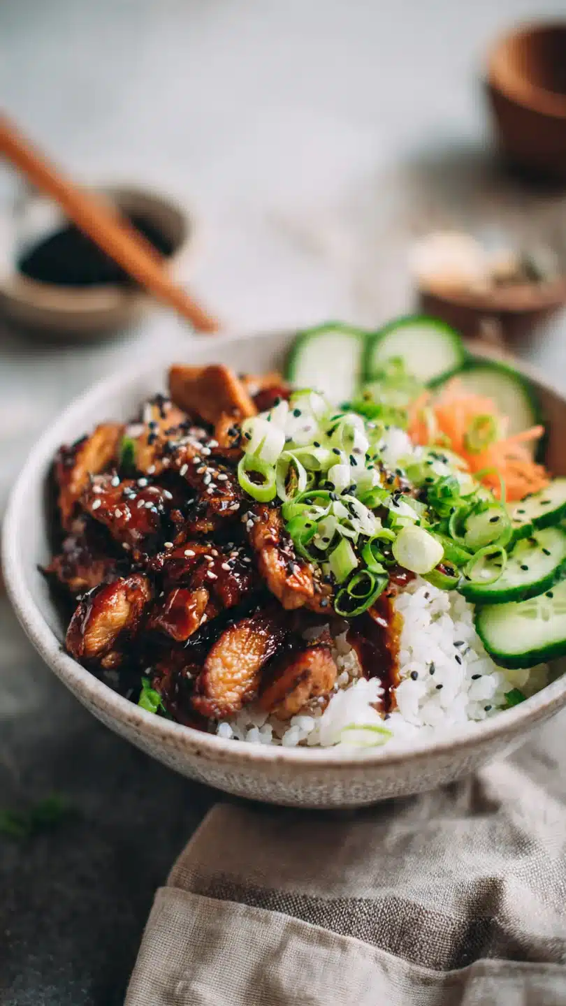 The Best Teriyaki Chicken Rice Bowl - Image 3