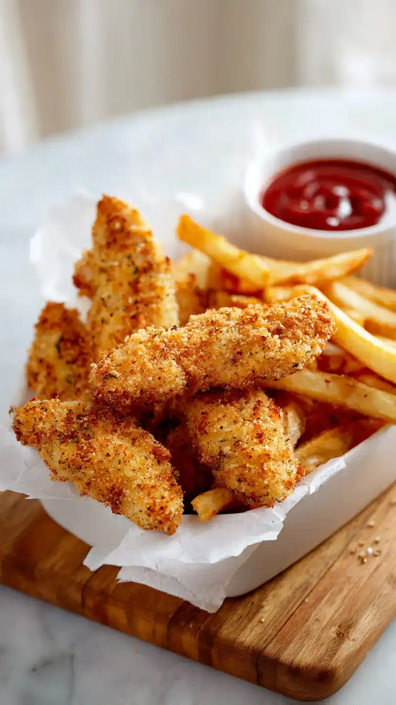 Crispy Homemade Chicken Tenders and Fries Recipe - Image 3