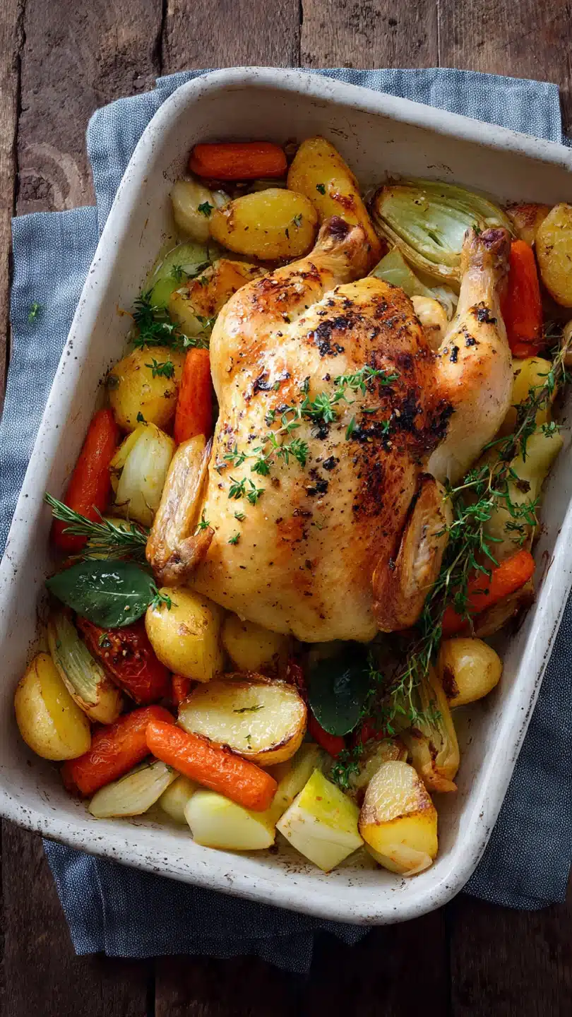 Easy One-pan Roast Chicken and Vegetables - Image 3