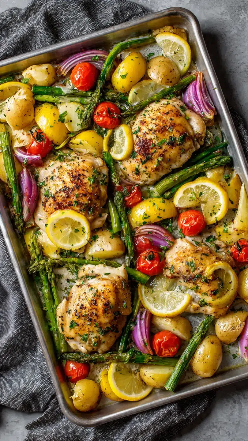 Sheet Pan Garlic Butter Chicken and Veggies - Image 3