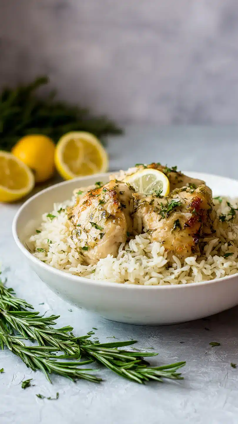 Slow Cooker Lemon Herb Chicken and Rice - Image 3