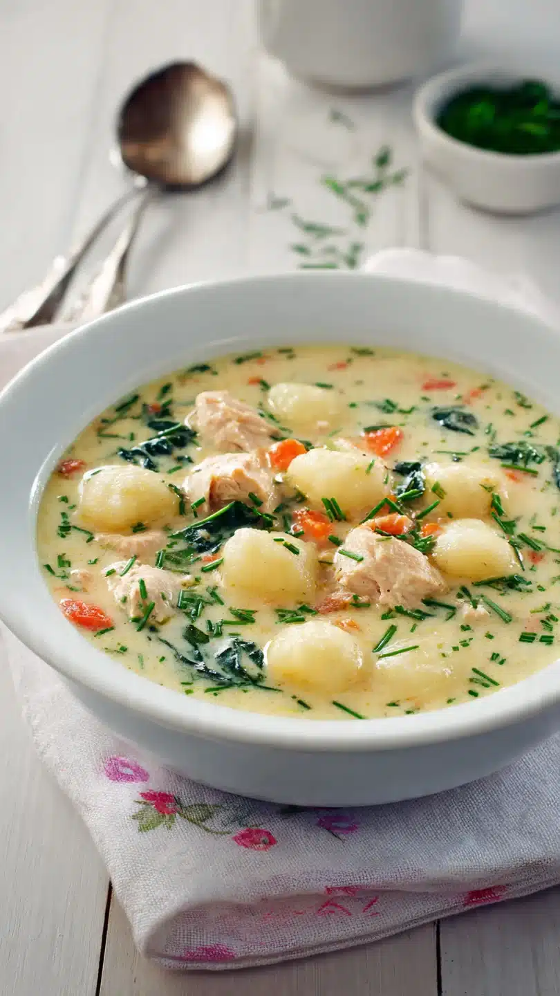 Chicken gnocchi soup - Image 3