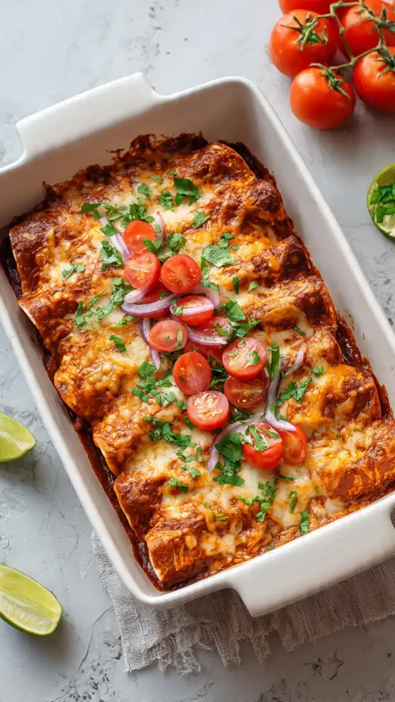 Ultimate Quick and Easy Chicken Enchiladas Recipe for Dinner! - Image 1