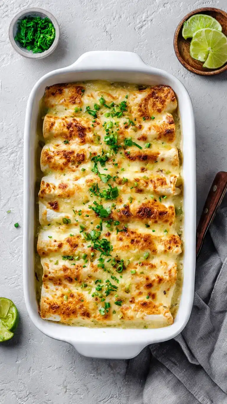 Green chili chicken enchiladas - Image 1